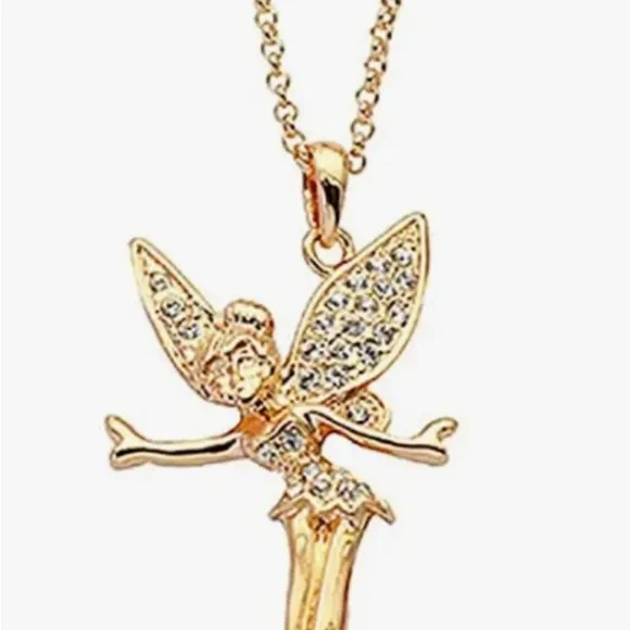 Tinkerbell Fairy Necklace Pendant NWT - Picture 2 of 4